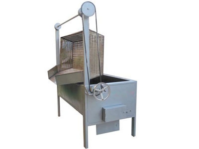 1800型煤加熱自動(dòng)出料油水混合油炸機(jī)